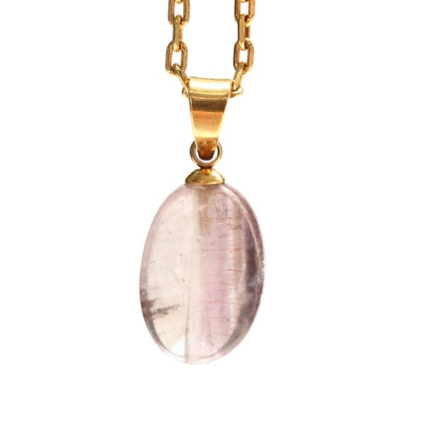 画像4: 【自社製アクセサリー10点以上でクーポン使用後30％OFF対象商品（クーポン番号：AC30）】ペンダントトップ　スーパーセブン　タンブル　ブラジル産　ケース付き　ステンレス　ゴールド　日本製　能力開花　総合運　愛　調和　開運　浄化　パワーストーン　天然石　品番：17783 (4)