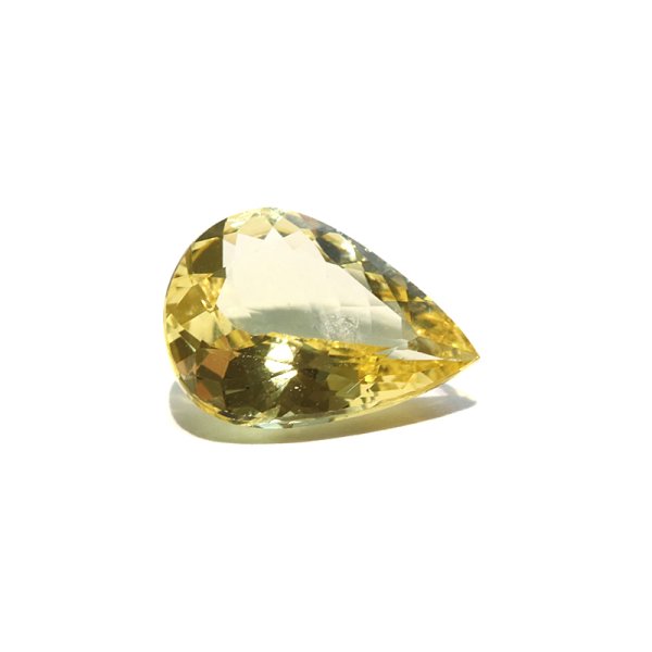 画像3: ルース イエローダンビュライト ペアーシェイプカット 約2.2ct アメリカ産 ケース付き 理性の石 心の調和 精神 リラックス パワーストーン 天然石 品番:17795 (3)