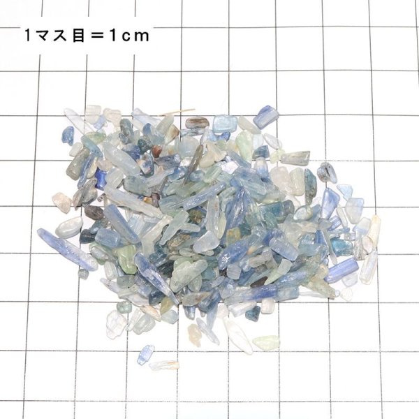 画像3: さざれ　カイヤナイト　約100g　パッケージ付き　コミュニケーション　自己表現　探求心　パワーストーン　天然石　品番：17829 (3)