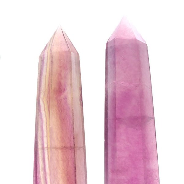 画像3: 置物　フローライト　六角柱　中国産　守護　愛　想像力　恋愛成就　浄化　パワーストーン　天然石　品番：17905 (3)