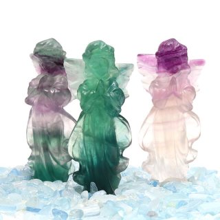 置物 フローライト キューブ 中国産 約116〜128g 守護 愛 想像力