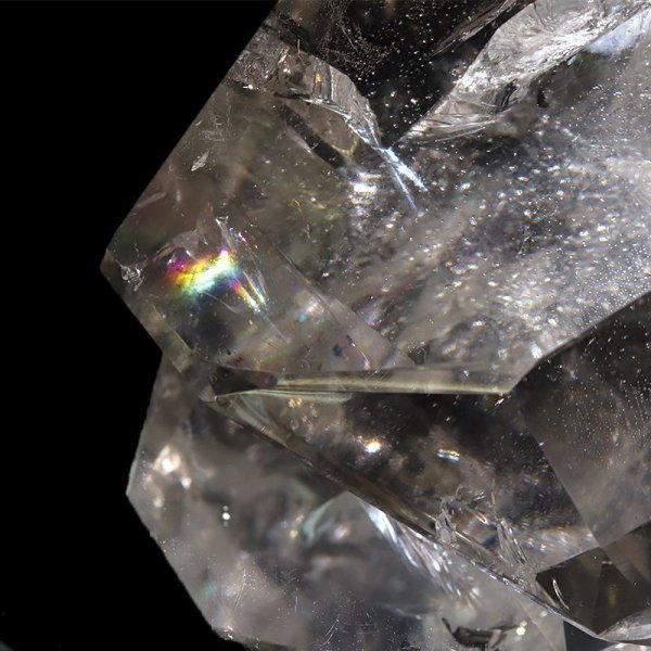 画像4: 【一点物】置物 アイリスクォーツ ブラジル産 虹入り水晶 幸福に導く 浄化 エネルギー レインボー パワーストーン 天然石 品番:17909 (4)