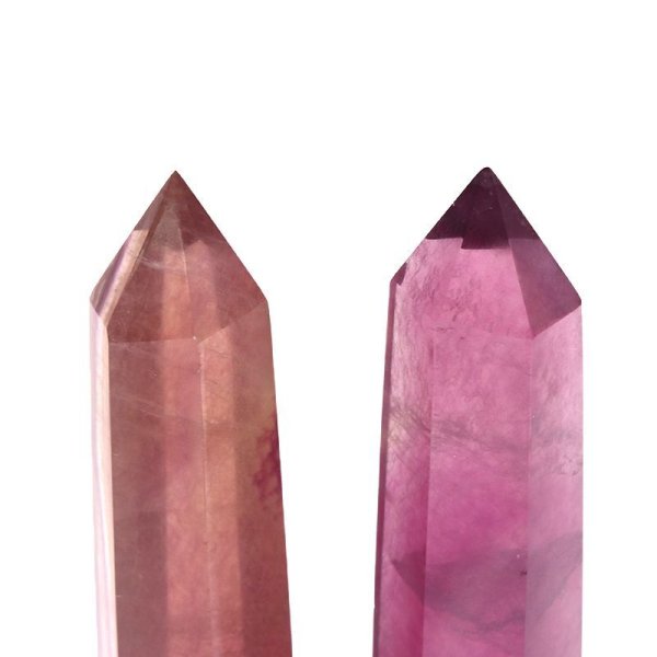 画像2: 置物　フローライト　六角柱　中国産　守護　愛　想像力　恋愛成就　浄化　パワーストーン　天然石　品番：17905 (2)