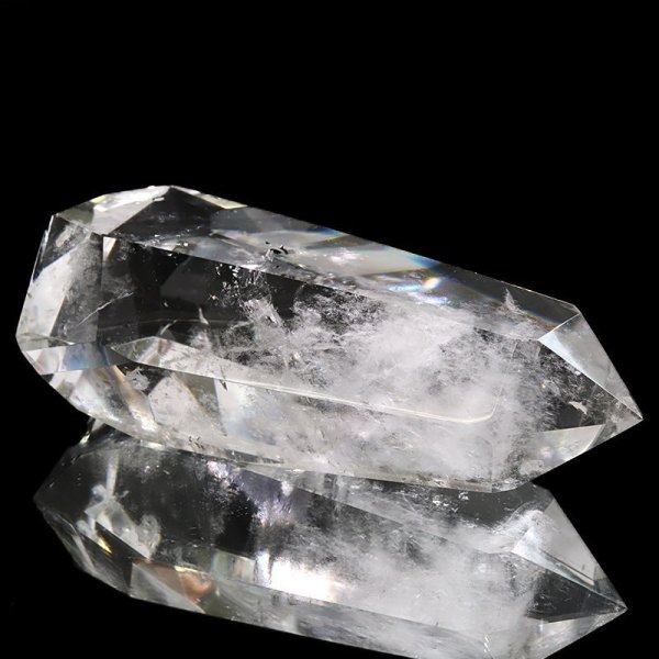 画像2: 【一点物】置物　水晶　六角柱　ブラジル産　浄化　クォーツ　パワーストーン　天然石　品番：17908 (2)