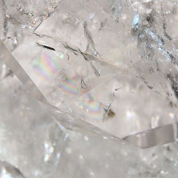 画像5: 【一点物】置物 アイリスクォーツ ブラジル産 虹入り水晶 幸福に導く 浄化 エネルギー レインボー パワーストーン 天然石 品番:17912 (5)