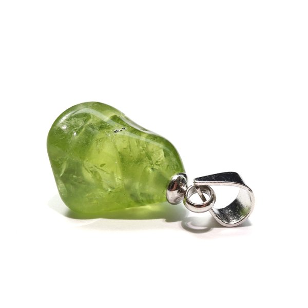 画像2: ペンダントトップ　ペリドット　ブラジル産　ステンレス　シルバー　ケース付き　夫婦愛　癒し　希望　パワーストーン　天然石　品番：17945 (2)