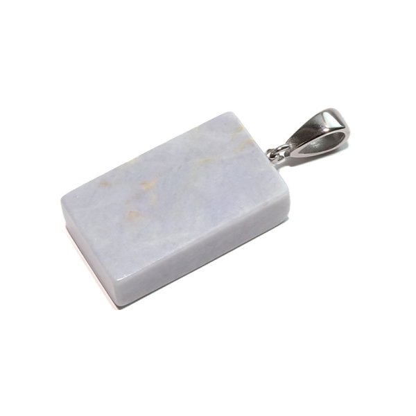 画像3: 【日本銘石】ペンダントトップ　糸魚川翡翠＜新潟県＞　ラベンダー　ステンレス　シルバー　日本製　国石　安定　平穏　慈悲　智恵　パワーストーン　天然石　品番：18076 (3)