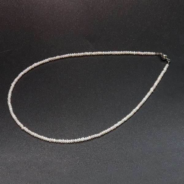 画像3: ネックレス 淡水パール 約40cm マグネット式 優しさ 美容 ヒーリング 浄化 パワーストーン 天然石 品番:18103 (3)