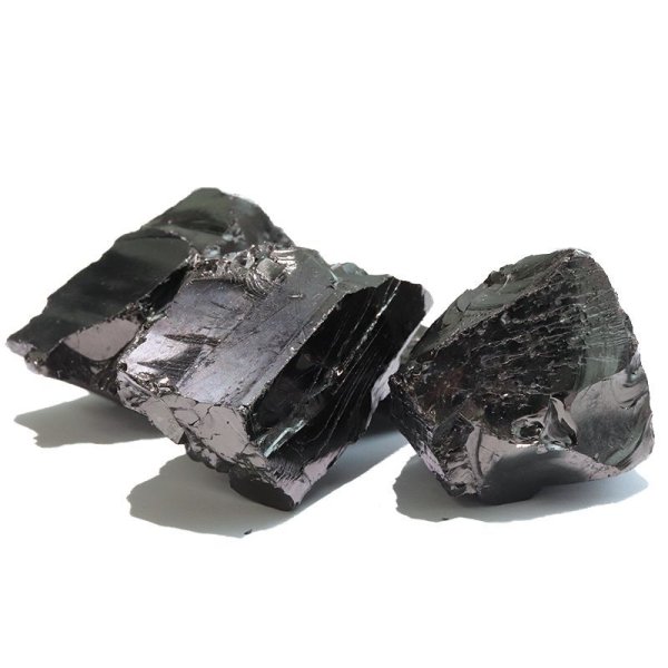 画像2: 原石 エリートシュンガイト ロシア産 約50〜59g 1個 ランダム発送 癒し 奇跡 ブラック 浄化 パワーストーン 天然石 品番:18179 (2)