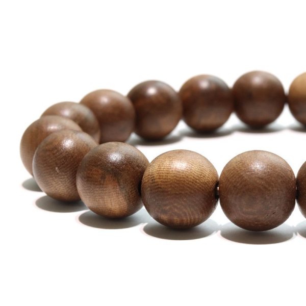 画像2: 【パワーズウッド】ブレス　神代栓＜北海道＞　丸　約10mm　安定　成功　足元を固める　品番：18200 (2)