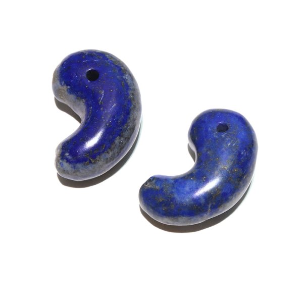 画像4: 勾玉　ラピスラズリ　約27mm　アフガニスタン産　邪気を払う　判断力　直感力を高める　パワーストーン　天然石　※ポイント対象外　品番：18241 (4)