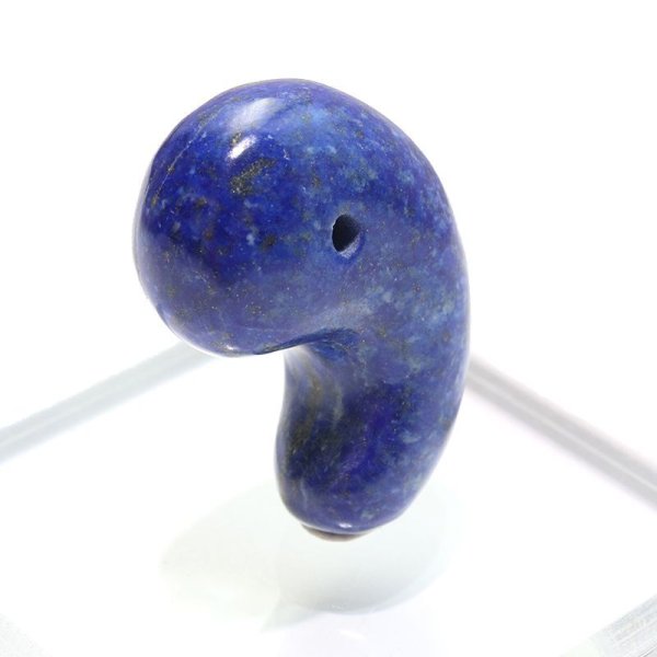 画像3: 勾玉　ラピスラズリ　約33mm　アフガニスタン産　邪気を払う　判断力　直感力を高める　パワーストーン　天然石　※ポイント対象外　品番：18251 (3)