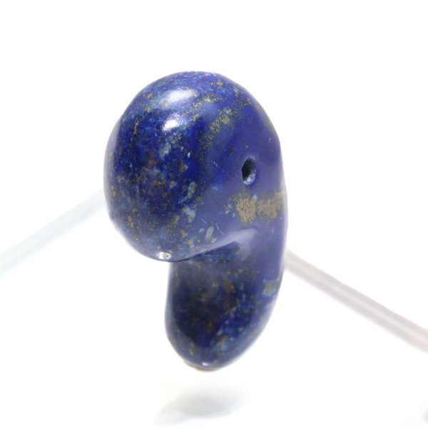 画像3: 勾玉　ラピスラズリ　約33mm　アフガニスタン産　邪気を払う　判断力　直感力を高める　パワーストーン　天然石　※ポイント対象外　品番：18252 (3)