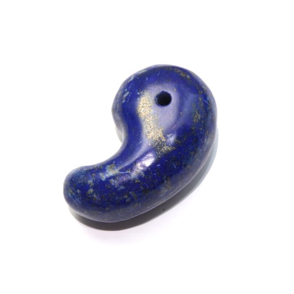 画像4: 勾玉　ラピスラズリ　約33mm　アフガニスタン産　邪気を払う　判断力　直感力を高める　パワーストーン　天然石　※ポイント対象外　品番：18252 (4)