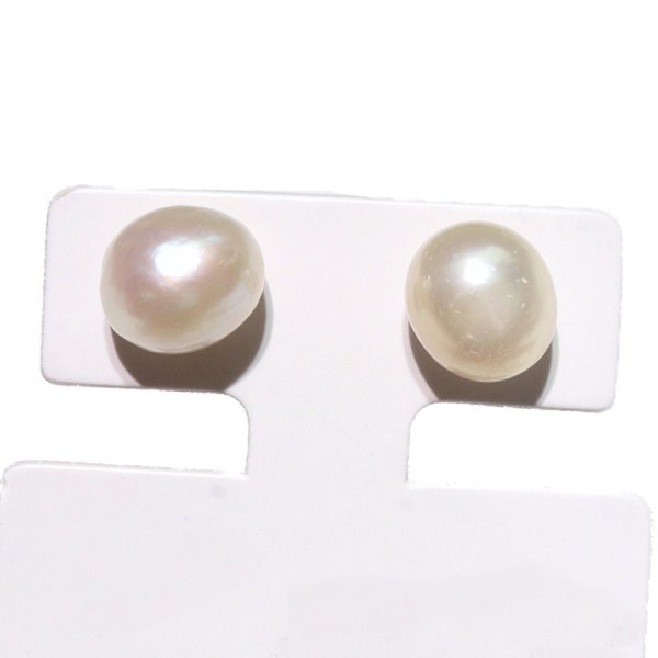 画像4: ピアス　淡水パール　バロック　約6〜10mm　突き刺し型　ステンレス　シルバー　日本製　優しさ　美容　ヒーリング　パワーストーン　天然石　品番：18289 (4)