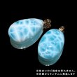 画像3: ペンダントトップ ラリマー ドミニカ共和国産 K18 ゴールド 不安をやわらげる 浄化 パワーストーン 天然石 品番:18285 (3)