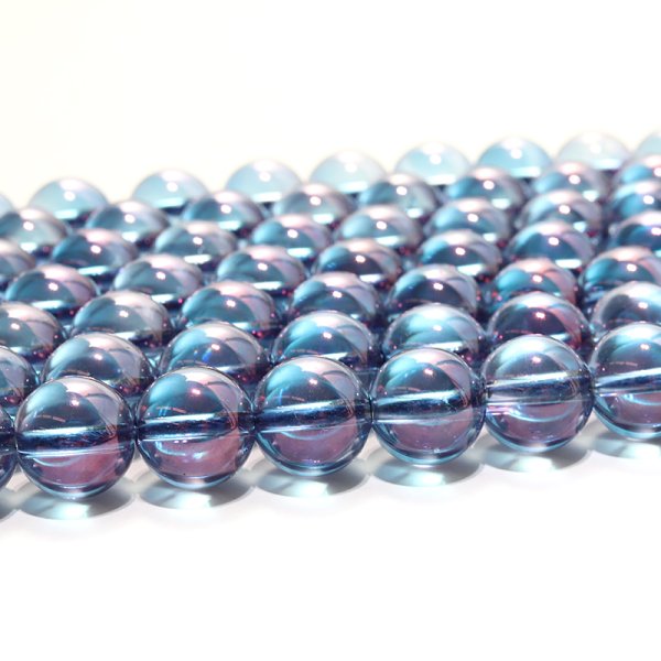 画像2: 連　コスモオーラ　 丸　 約12mm　浄化　パワーストーン　品番：18309 (2)