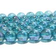 画像2: 連　ライトアクアオーラ　 丸　 約12mm　浄化　パワーストーン　品番：18312 (2)