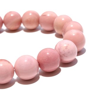 ブレス ピンクオパール＜カナダ産＞ 丸 約8.5mm 希望 幸運 愛