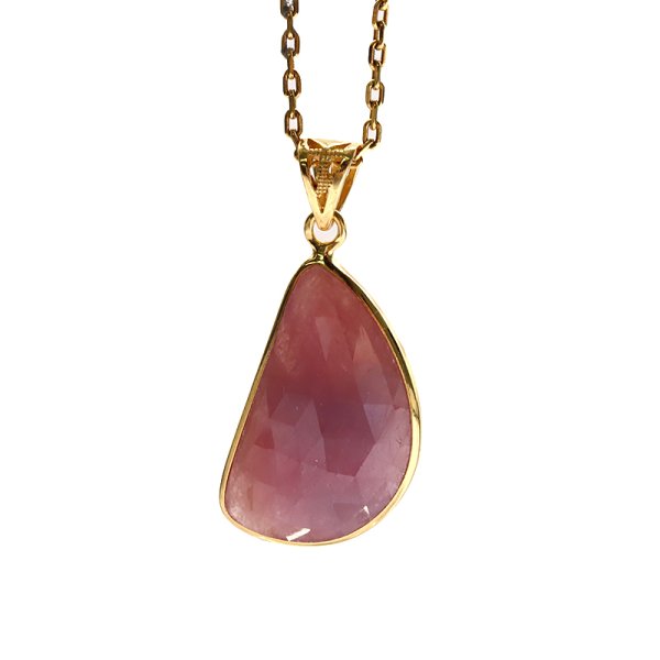 画像5: ペンダントトップ　マルチサファイア　スリランカ産　silver925　ゴールド　ケース付き　蒼玉　勝利　希少性　9月誕生石　パワーストーン　天然石　品番：18356 (5)