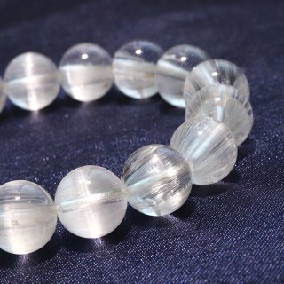 一点物】 ブレス ニードルイントパーズ 丸 約9.5mm ブラジル産