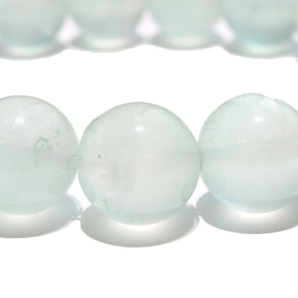 画像2: ブレス　グリーンフローライト＜中国産＞　丸　約11.5mm　癒し　浄化　パワーストーン　天然石　品番：18538 (2)