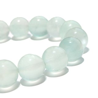 ブレス キャンディーカラー フローライト 四つ葉クローバー 丸 約5.5mm