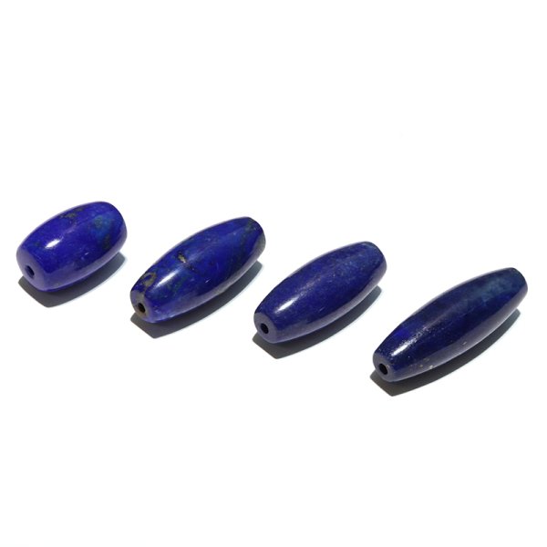 画像2: 天珠　ラピスラズリ　アフガニスタン産　邪気を払う　判断力　直感力を高め　パワーストーン　天然石　※ポイント対象外　品番：18621 (2)