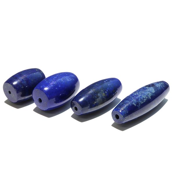 画像2: 天珠　ラピスラズリ　アフガニスタン産　邪気を払う　判断力　直感力を高め　パワーストーン　天然石　※ポイント対象外　品番：18620 (2)