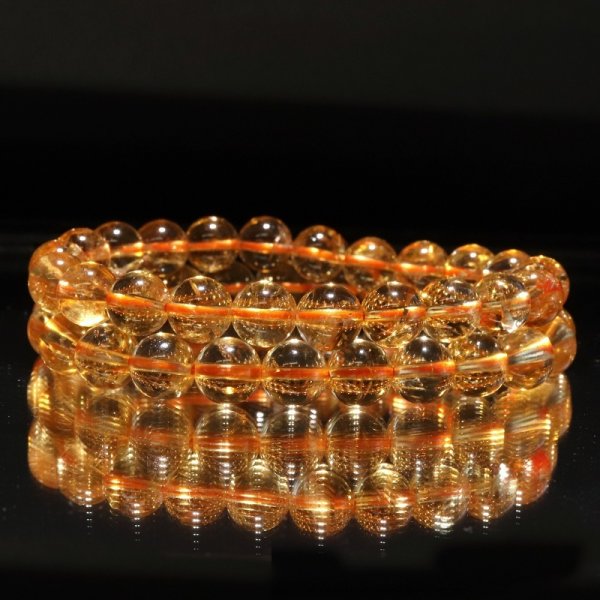 画像5: ブレス　シトリン＜ブラジル産＞　丸　約8mm　品番：18696 (5)