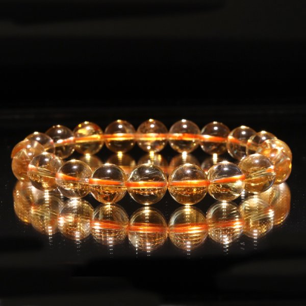 画像5: ブレス　シトリン＜ブラジル産＞　丸　約10mm　品番：18693 (5)