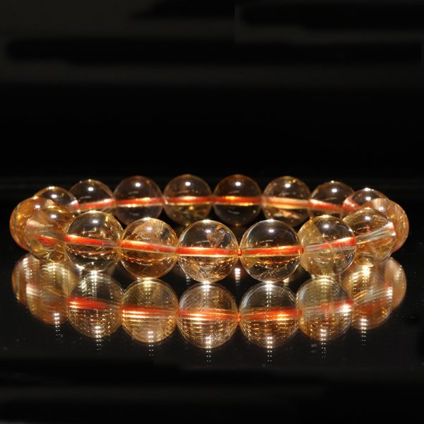 画像5: ブレス シトリン<ブラジル産> 丸 約12mm 品番:18691 (5)