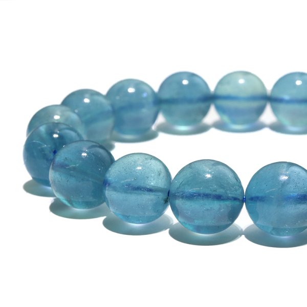 画像3: ブレス　アクアマリン＜ブラジル産＞　丸　約11mm　品番：18730 (3)