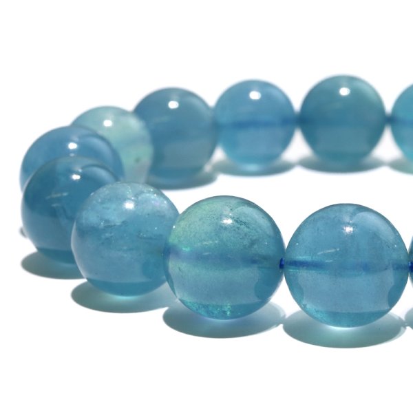 画像3: ブレス アクアマリン<ブラジル産> 丸 約13mm 品番:18726 (3)