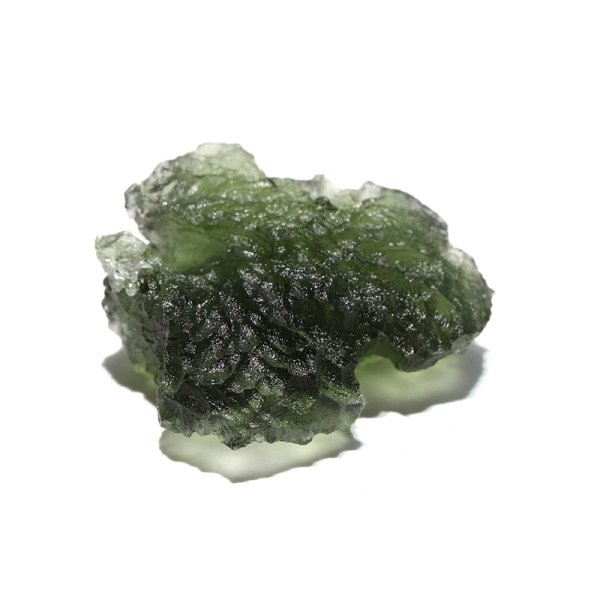 画像2: 原石　モルダバイト　チェコ産　約3.4g　証明書付き　ケース入り　品番：18750 (2)