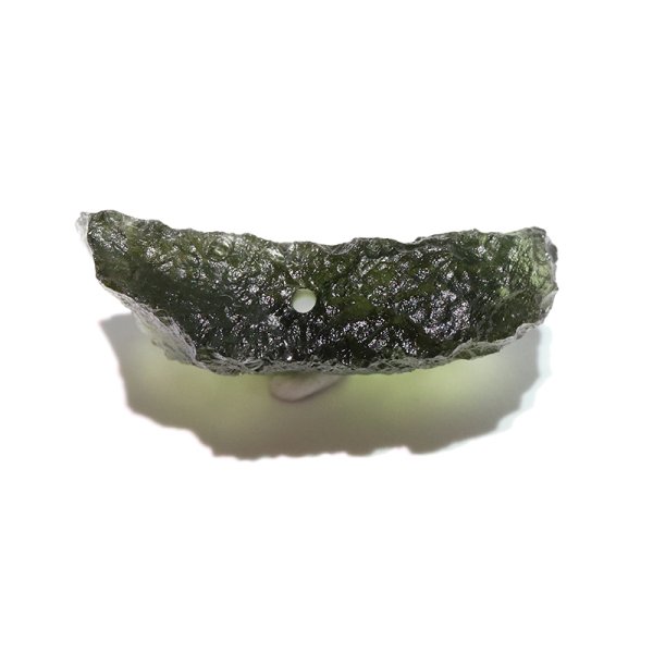 画像4: 原石　モルダバイト　チェコ産　約1.7g　穴あり　品番：18761 (4)