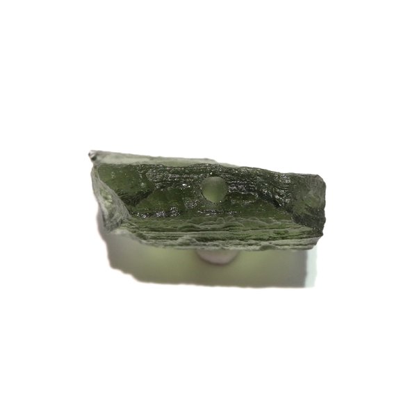 画像4: 原石　モルダバイト　チェコ産　約1.5g　穴あり　品番：18763 (4)