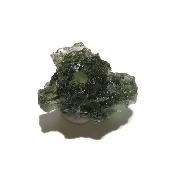 画像4: 原石 モルダバイト チェコ産 約1.6g 穴あり 品番:18762 (4)
