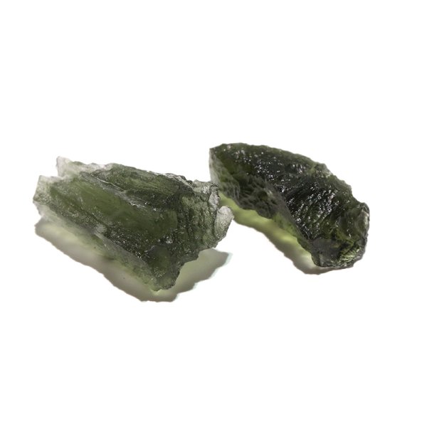 画像2: 原石　モルダバイト　チェコ産　約1.7g　穴あり　品番：18761 (2)