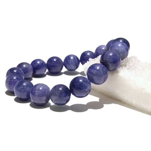 画像4: ブレス　タンザナイト＜タンザニア産＞　丸　約12mm　品番：18775 (4)