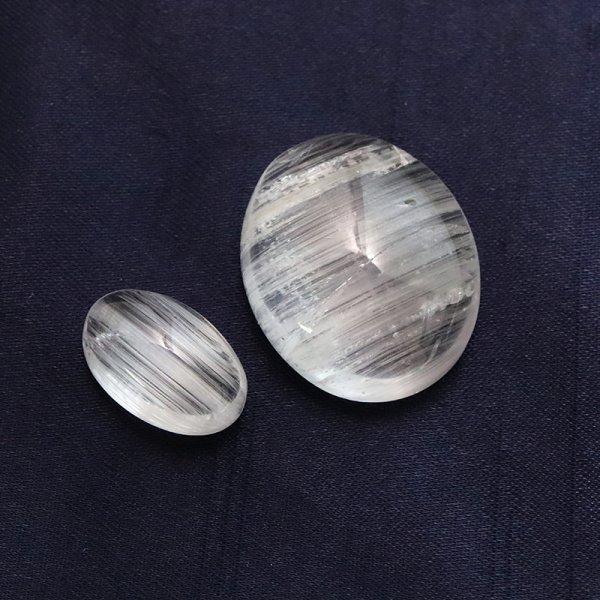 画像2: ルース ニードルイントパーズ オーバルカット 約9〜19×15〜23mm ブラジル産 品番:18836 (2)