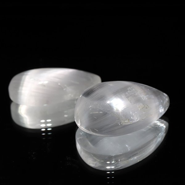 画像4: ルース ニードルイントパーズ ドロップカット 約14〜18×26mm ブラジル産 品番:18823 (4)