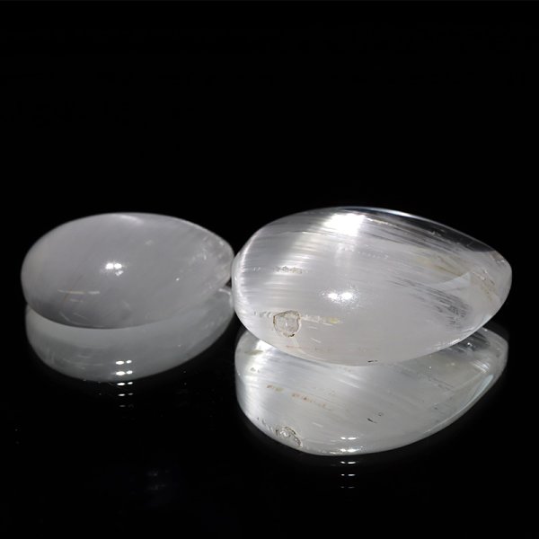 画像4: ルース ニードルイントパーズ ドロップカット 約21〜28×24〜30mm ブラジル産 品番:18827 (4)