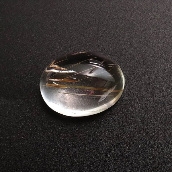 画像2: ルース リモナイトインクォーツ オーバルカット 約15×20mm ブラジル産 品番:18838 (2)