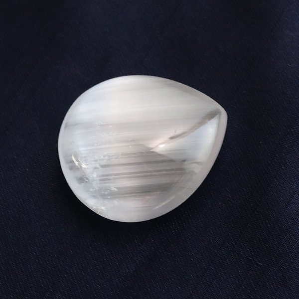 画像2: ルース ニードルイントパーズ ドロップカット 約22×25mm ブラジル産 品番:18822 (2)