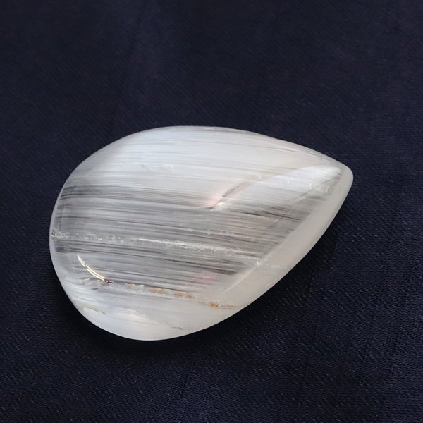 画像2: ルース ニードルイントパーズ ドロップカット 約22×32mm ブラジル産 品番:18824 (2)