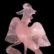 画像2: 【一点物】置物　ローズクォーツ　鳳凰　ブラジル産　台付き　風水　品番：18842 (2)