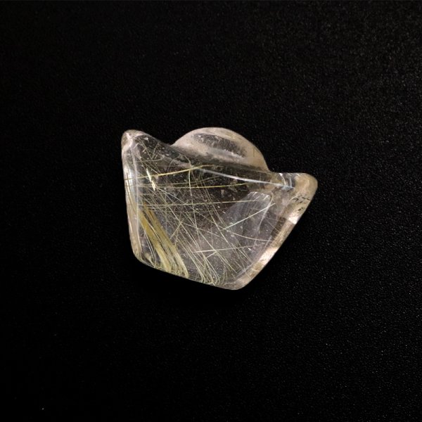 画像4: 置物 元宝 ルチルクォーツ ブラジル産 風水 一粒売り ランダム発送 品番:18889 (4)