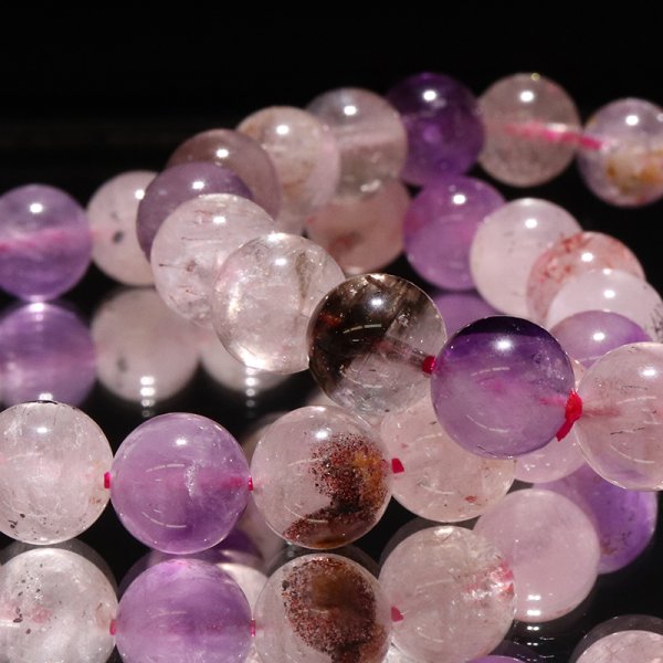 画像5: ブレス　スーパーセブン＜ブラジル産＞　丸　約8.5mm　品番：18899 (5)