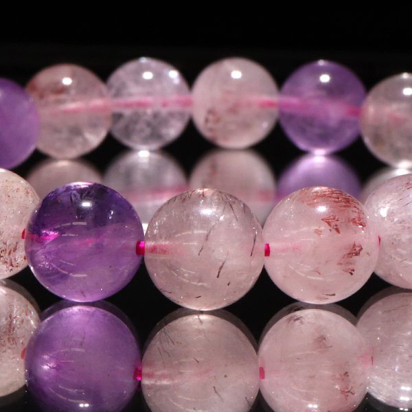 画像2: ブレス　スーパーセブン＜ブラジル産＞　丸　約10mm　品番：18897 (2)